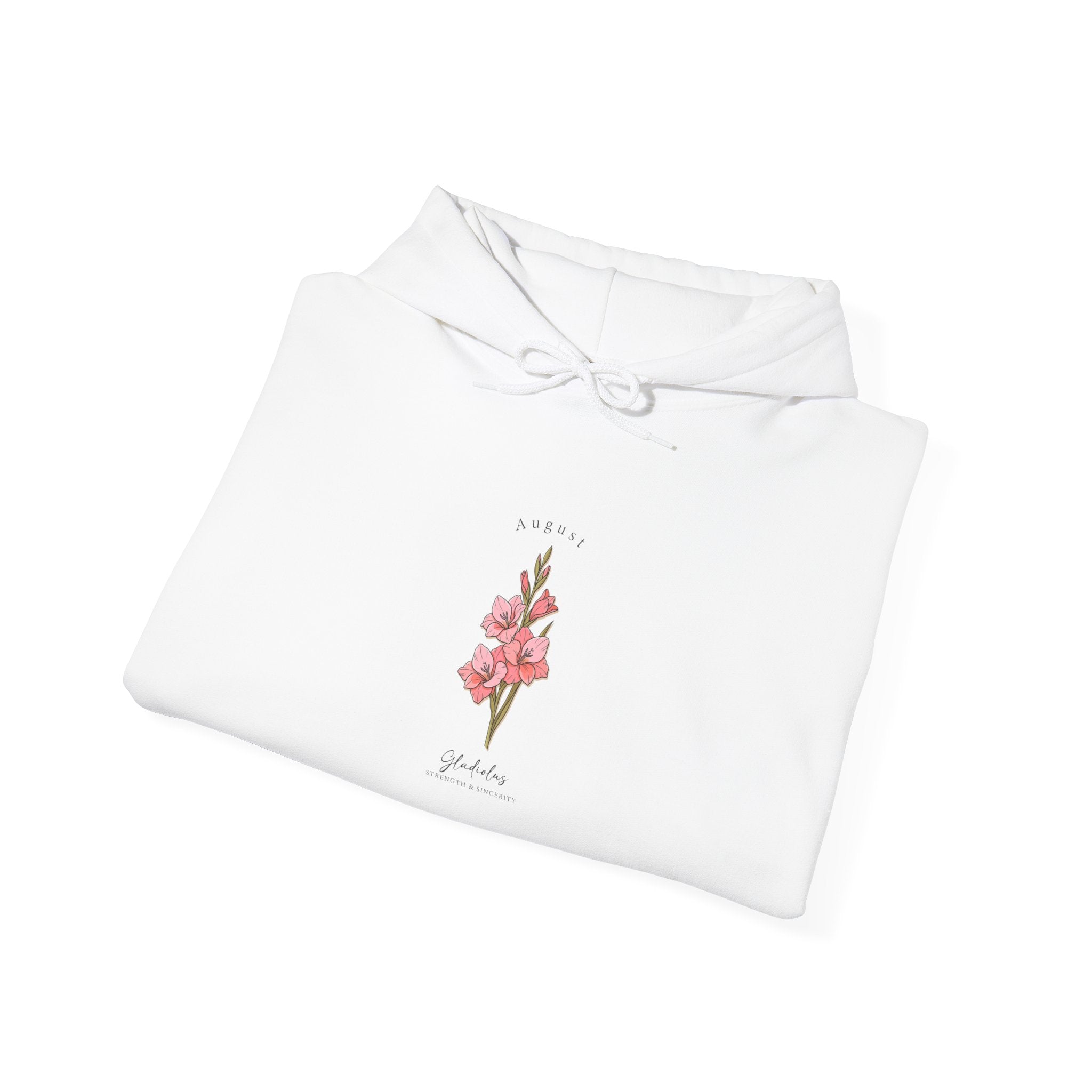 April Birth Flower Hoodie | personalized botanical watercolor, line art
