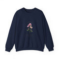 Personalized Birth Flower Sweatshirt | Botanical Watercolor, Custom Name