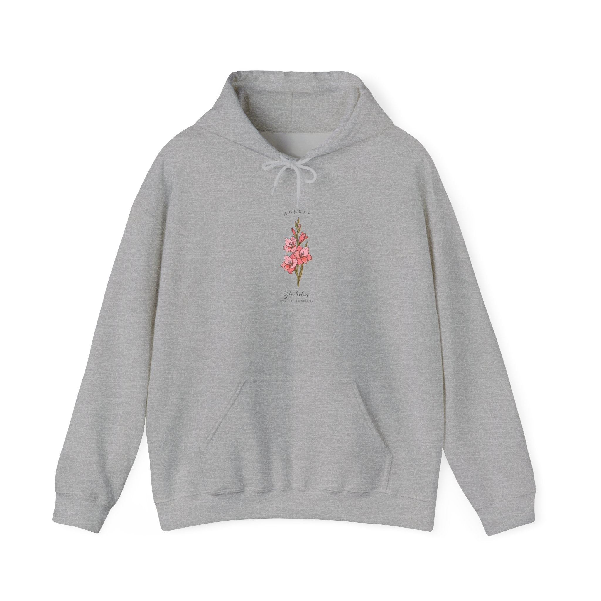 April Birth Flower Hoodie | personalized botanical watercolor, line art