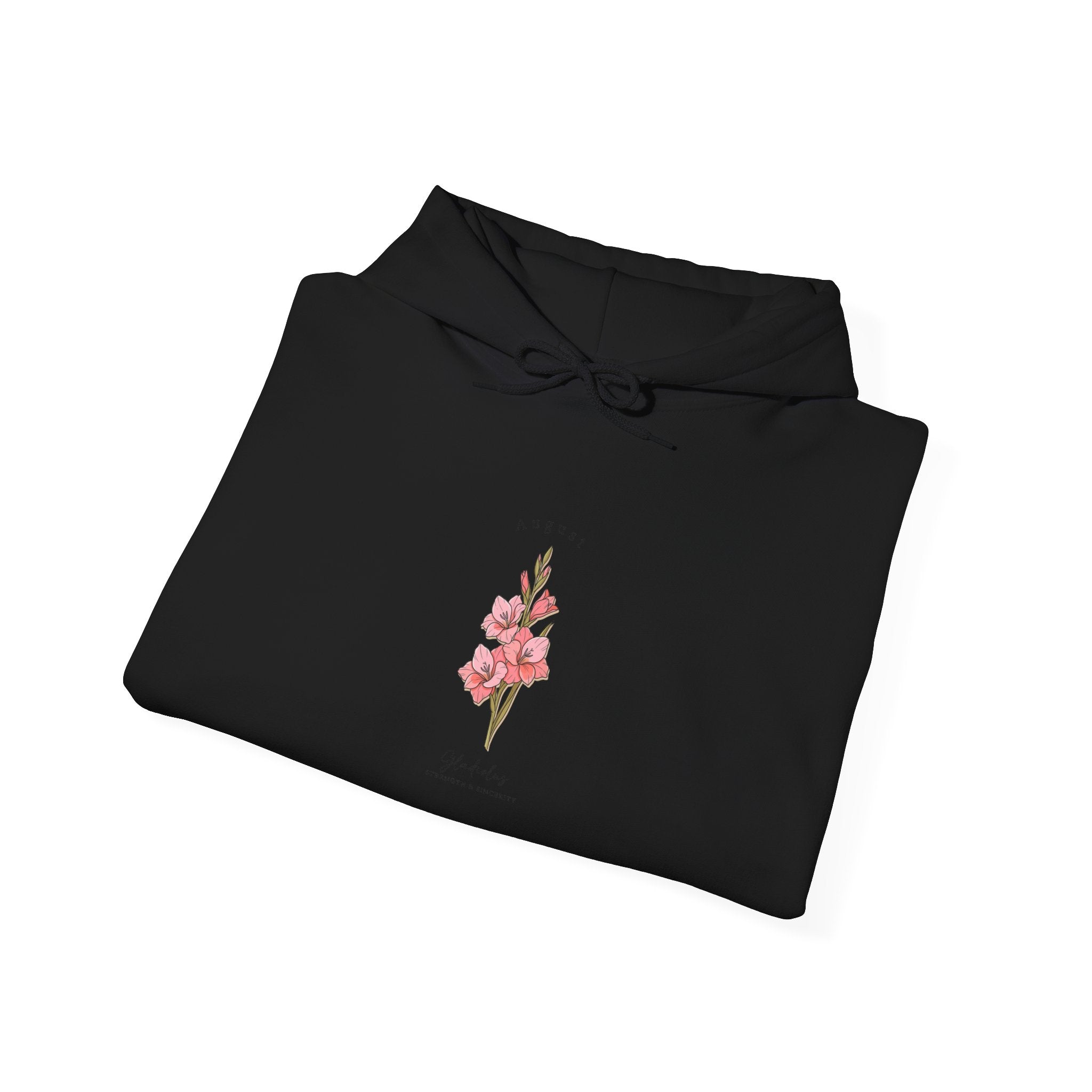 April Birth Flower Hoodie | personalized botanical watercolor, line art