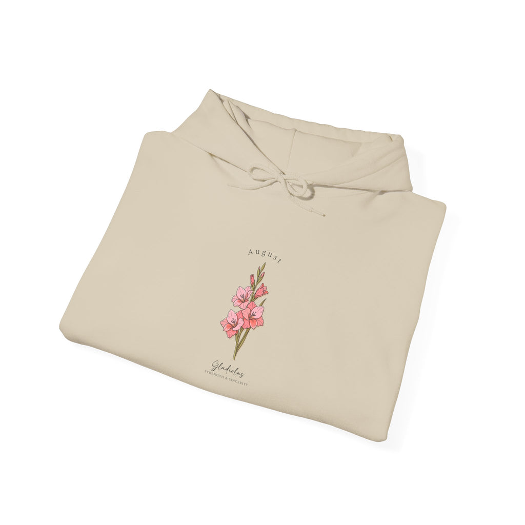 April Birth Flower Hoodie | personalized botanical watercolor, line art