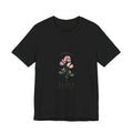 Birth Month Flower T-Shirt | Botanical Watercolor, Personalized Name