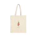 Birth Month Flower Tote | Personalized botanical watercolor, custom name