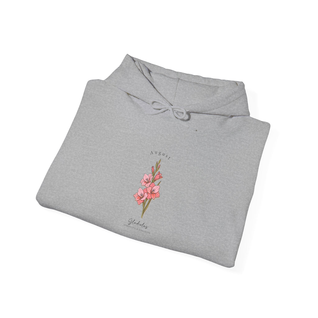 April Birth Flower Hoodie | personalized botanical watercolor, line art