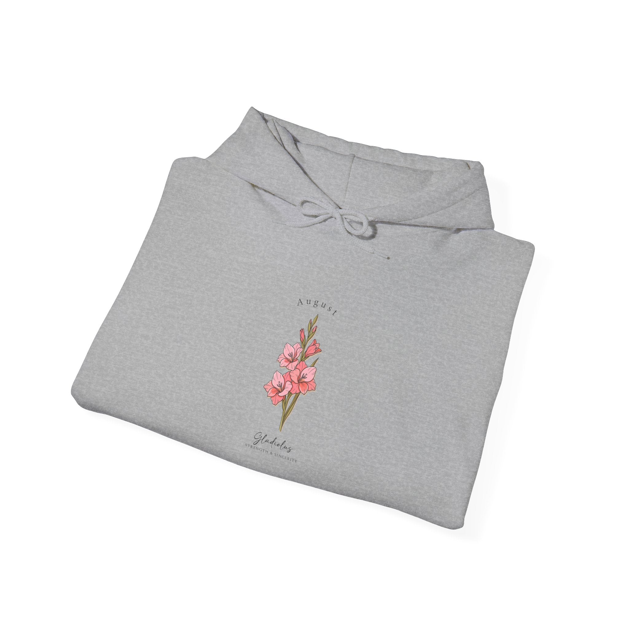 April Birth Flower Hoodie | personalized botanical watercolor, line art