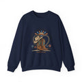 Sunsets Saddles & Country Songs Crewneck Sweatshirt | western, rustic